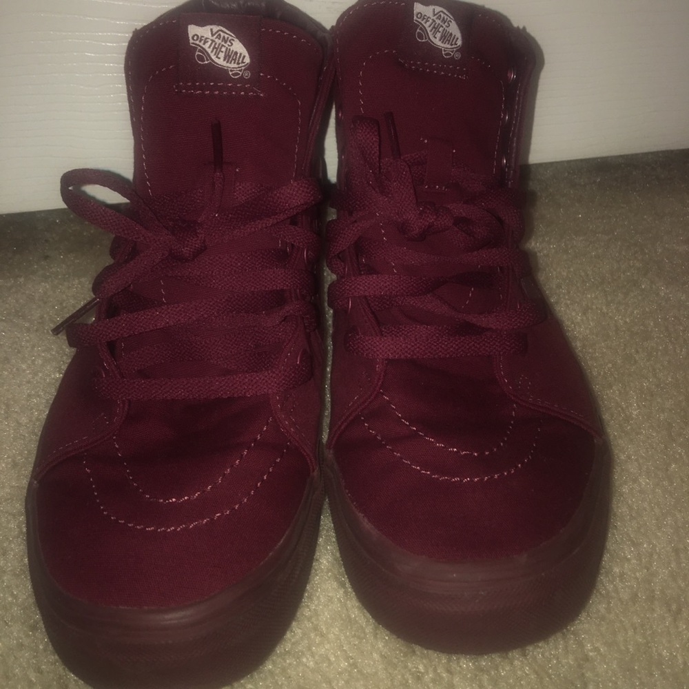 Maroon Vans